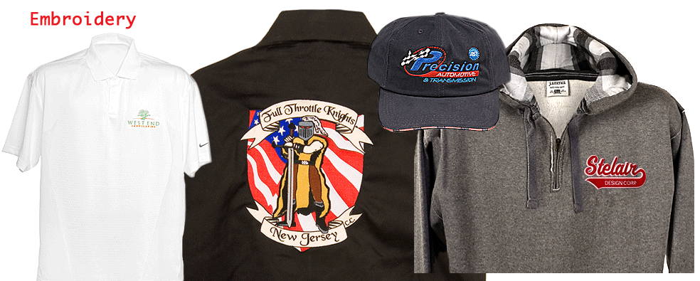 Stelair Design embrodery Long Branch NJ embroidery